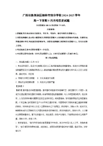 广西壮族自治区桂林市部分学校2024-2025学年高一下学期5月月考历史试卷(解析版)