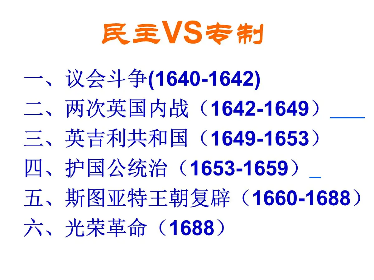 人教版 (新课标)高中历史选修2 2-2《民主与专制的反复较量》课件第4页