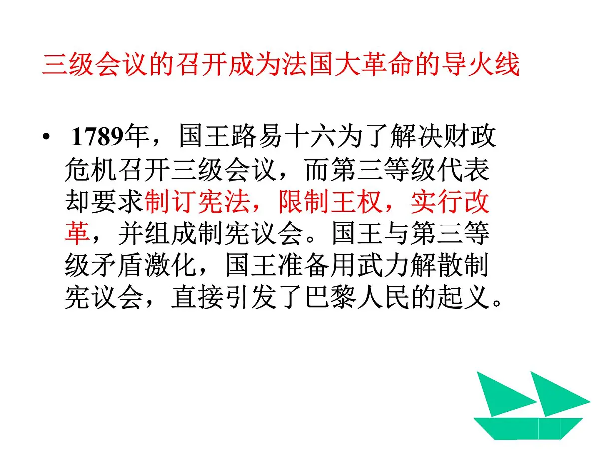 人教版 (新课标)高中历史选修2 3-2《法国《人权宣言》》课件第4页