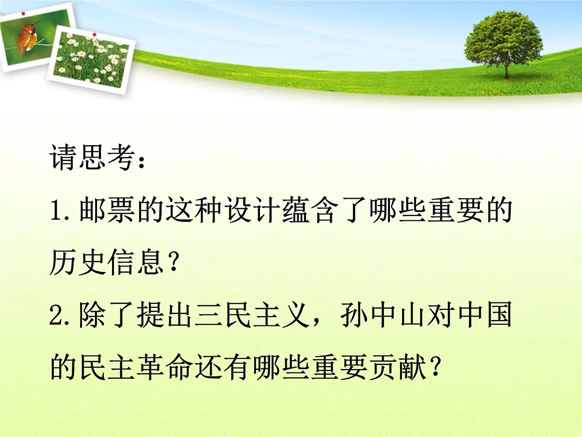 人教版 (新课标)高中历史选修2 3-3《中华民国临时约法》探究型课件第3页