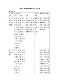 高中历史法国大革命的最初胜利学案及答案