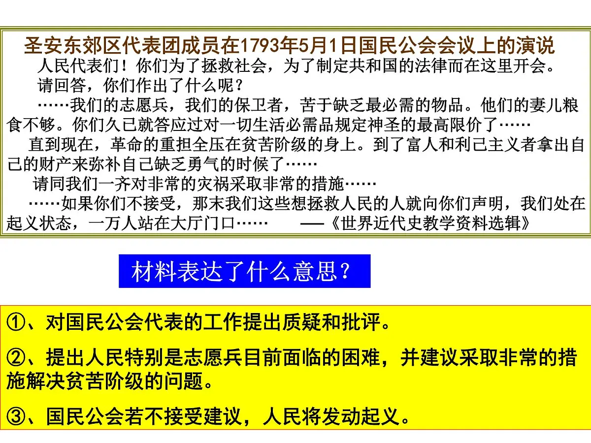 人教版 (新课标)高中历史选修2 5-2《拿破仑帝国的建立与封建制度的复辟》课件第3页