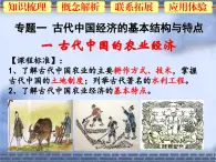 人民版高中历史必修2 1-1《古代中国的农业经济》课件