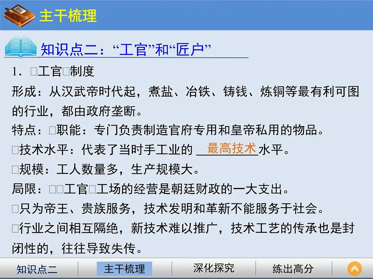 人民版高中历史必修2 1-2《古代中国的手工业经济》课件第6页