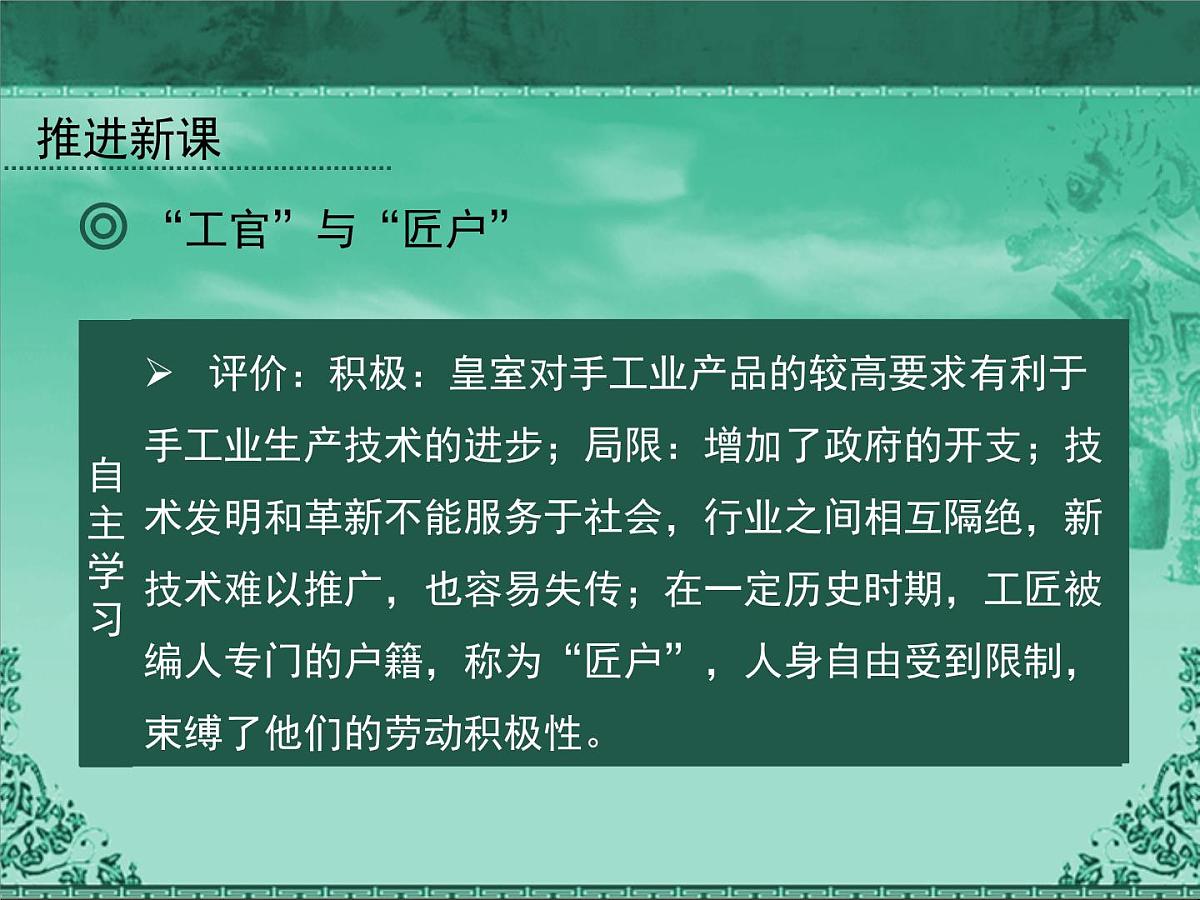 人民版高中历史必修2 1-2《古代中国的手工业经济》课件第6页