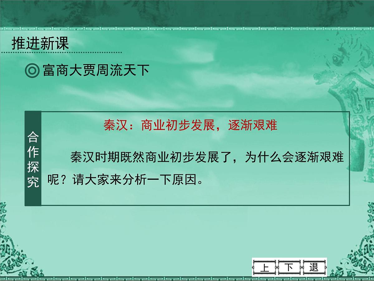 人民版高中历史必修2 1-3《古代中国的商业经济》课件第6页