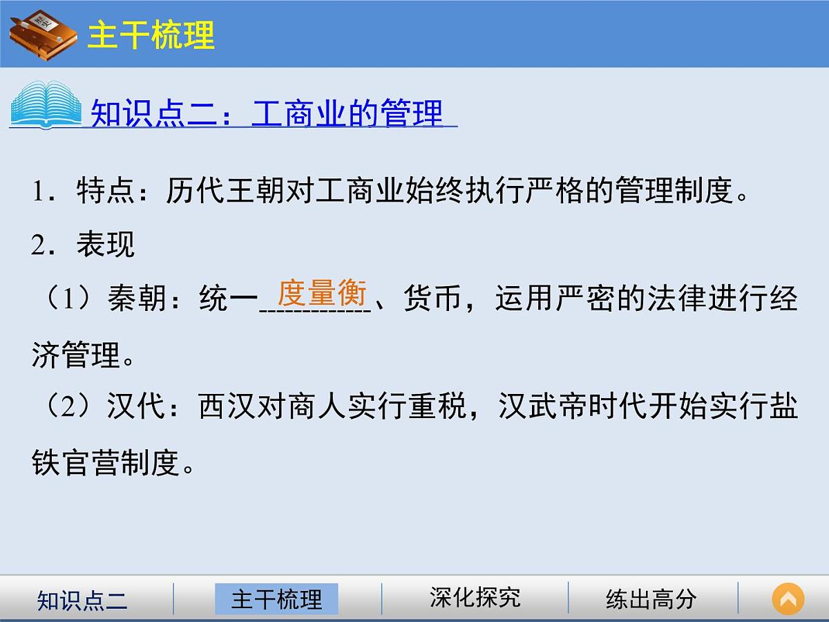 人民版高中历史必修2 1-4《古代中国的经济政策》课件第5页
