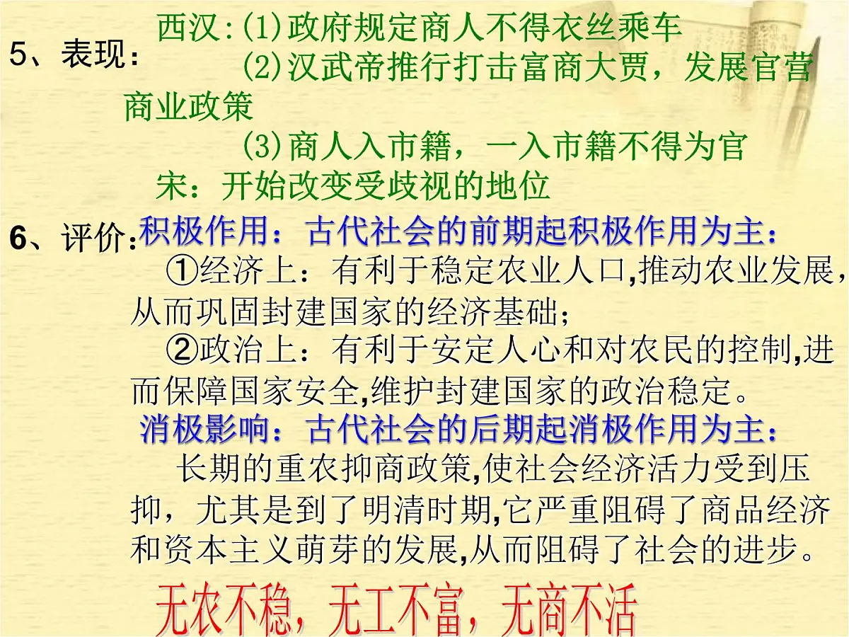 人民版高中历史必修2 1-4《古代中国的经济政策》课件第5页