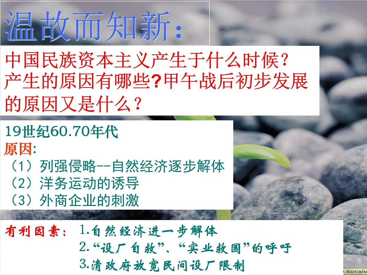 课件—人民版高中历史必修2 2-2《民国时期民族工业的曲折发展》第1页