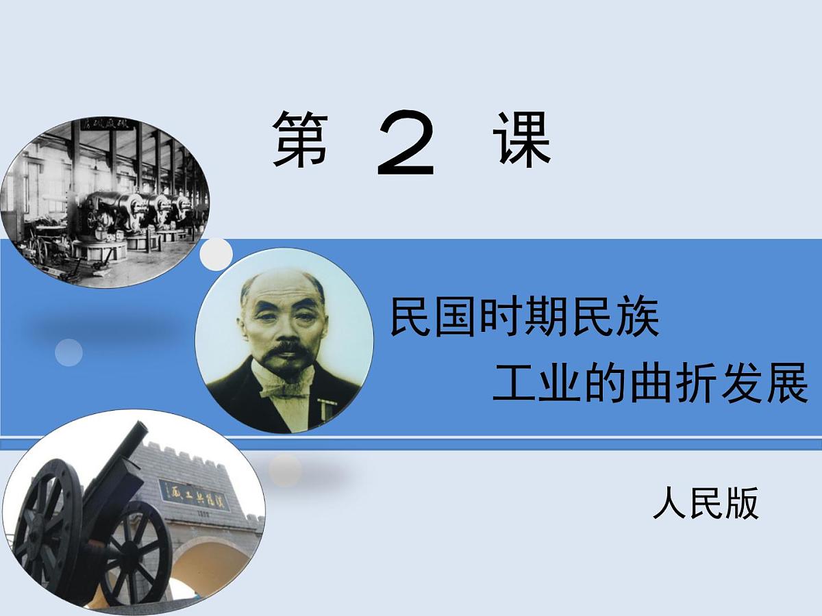 人民版高中历史必修2 2-2《民国时期民族工业的曲折发展》课件第1页
