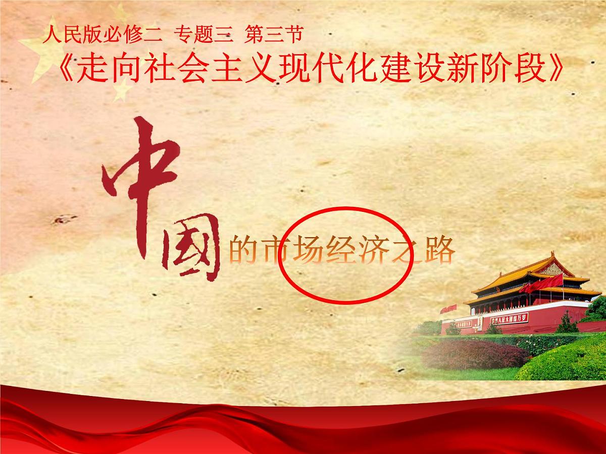 课件—人民版高中历史必修2 3-3《走向社会主义现代化建设新阶段》第4页