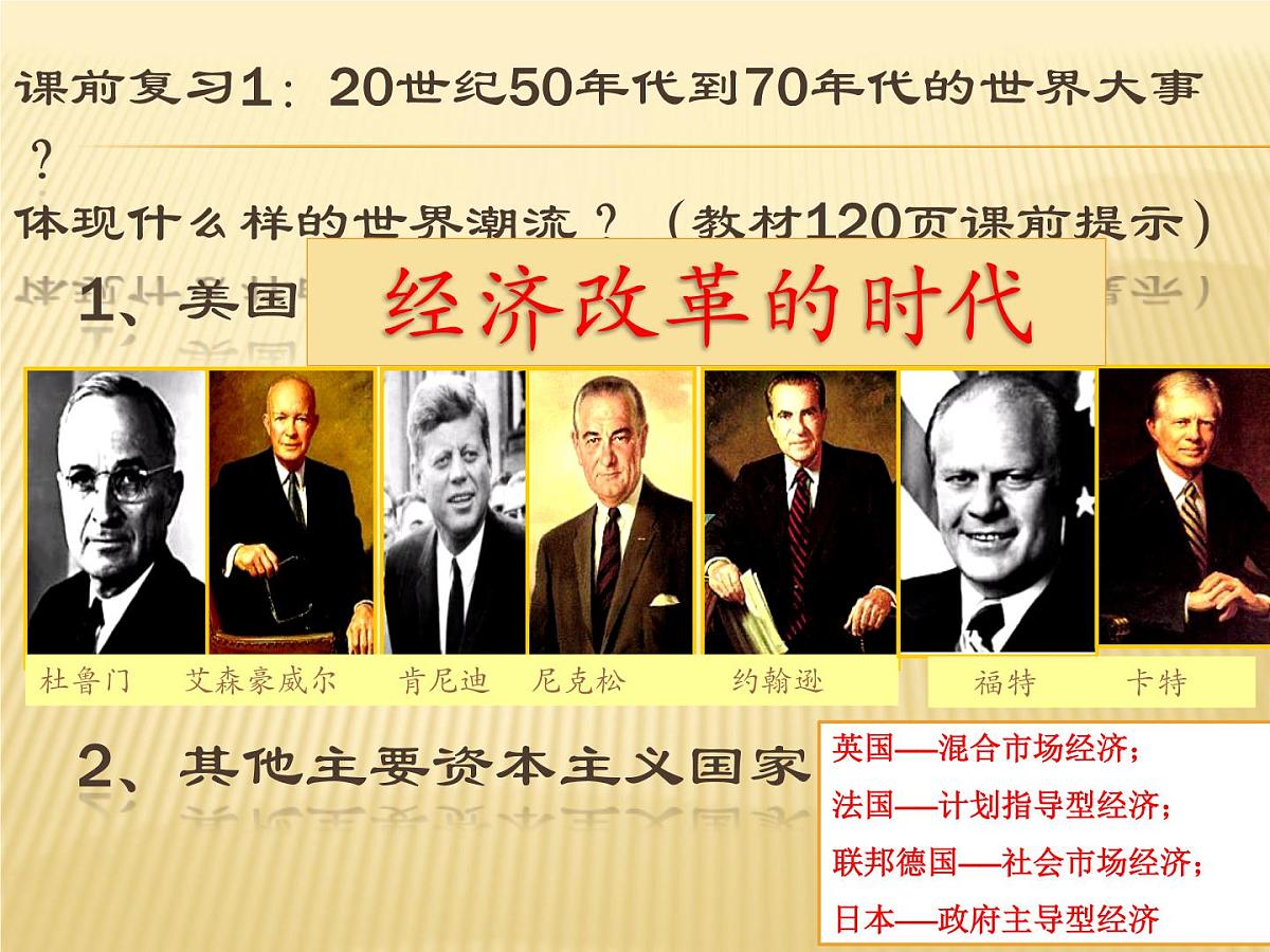 课件—人民版高中历史必修2 3-3《走向社会主义现代化建设新阶段》第8页