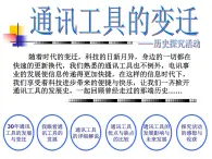 人教版 (新課標(biāo))高中歷史必修2 5-15《通訊工具的變遷》課件