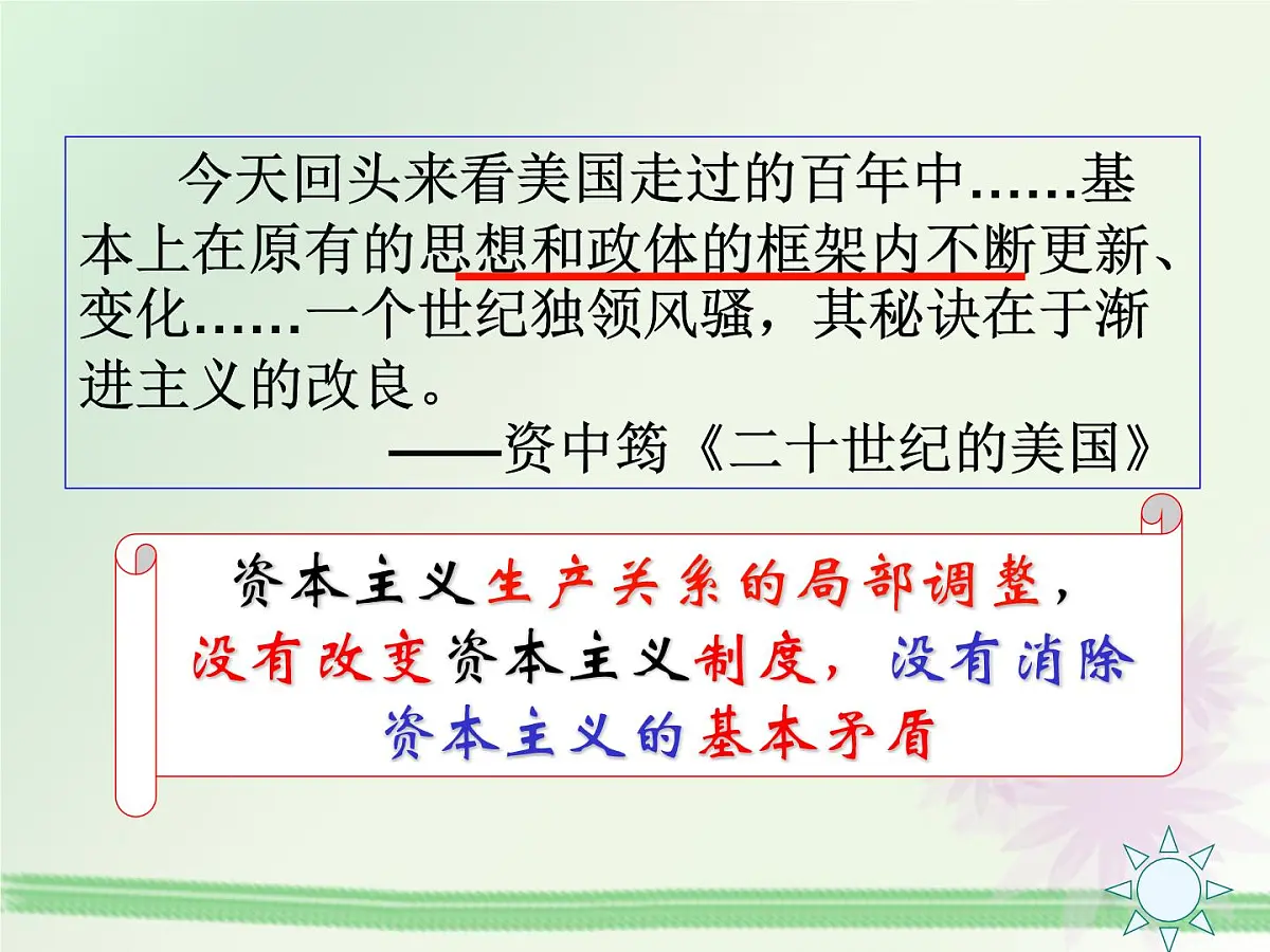 人民版高中历史必修2 6-3《当代资本主义的新变化》课件第8页