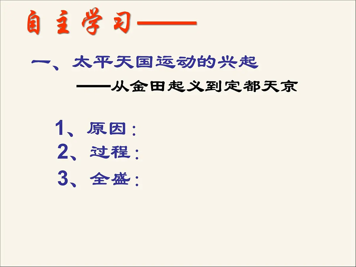 人民版高中历史必修1 3-1《太平天国运动》课件第5页