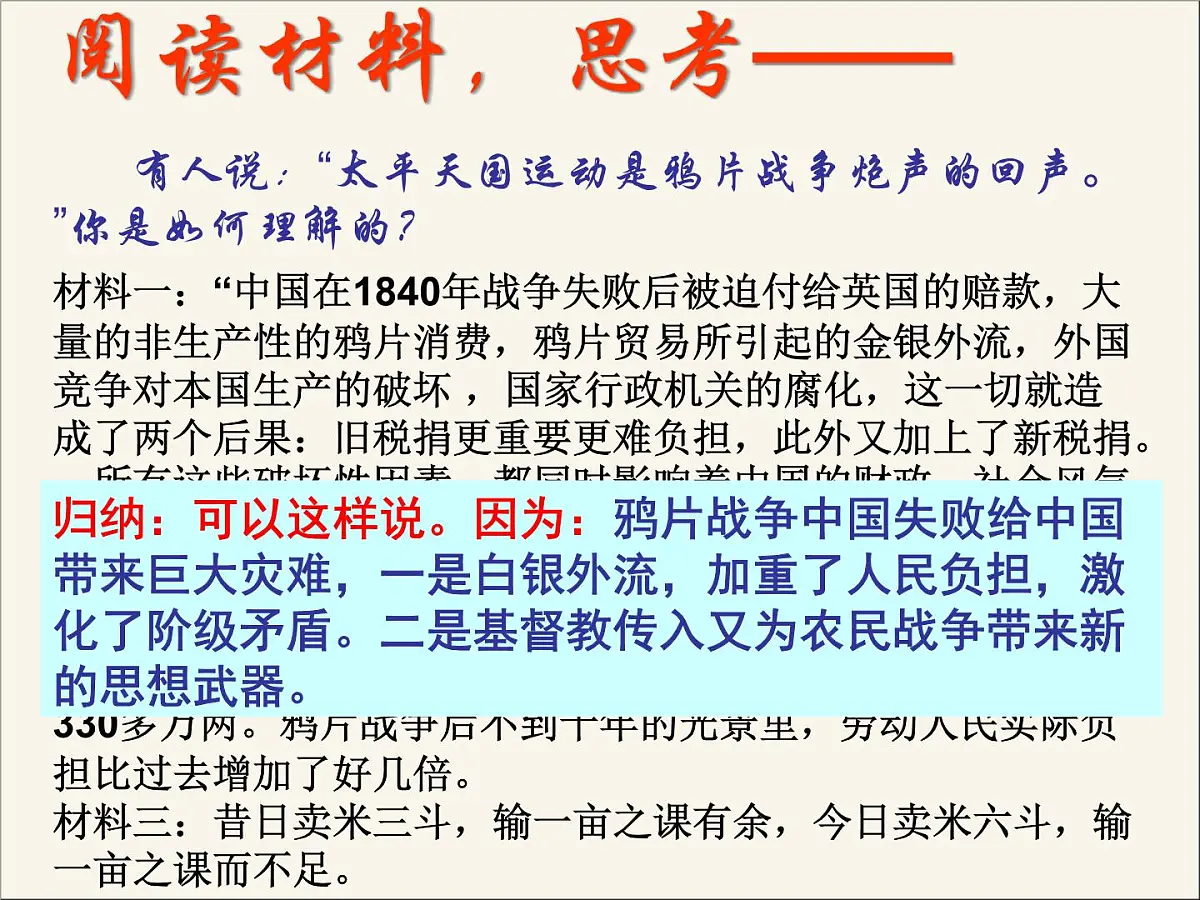 人民版高中历史必修1 3-1《太平天国运动》课件第6页