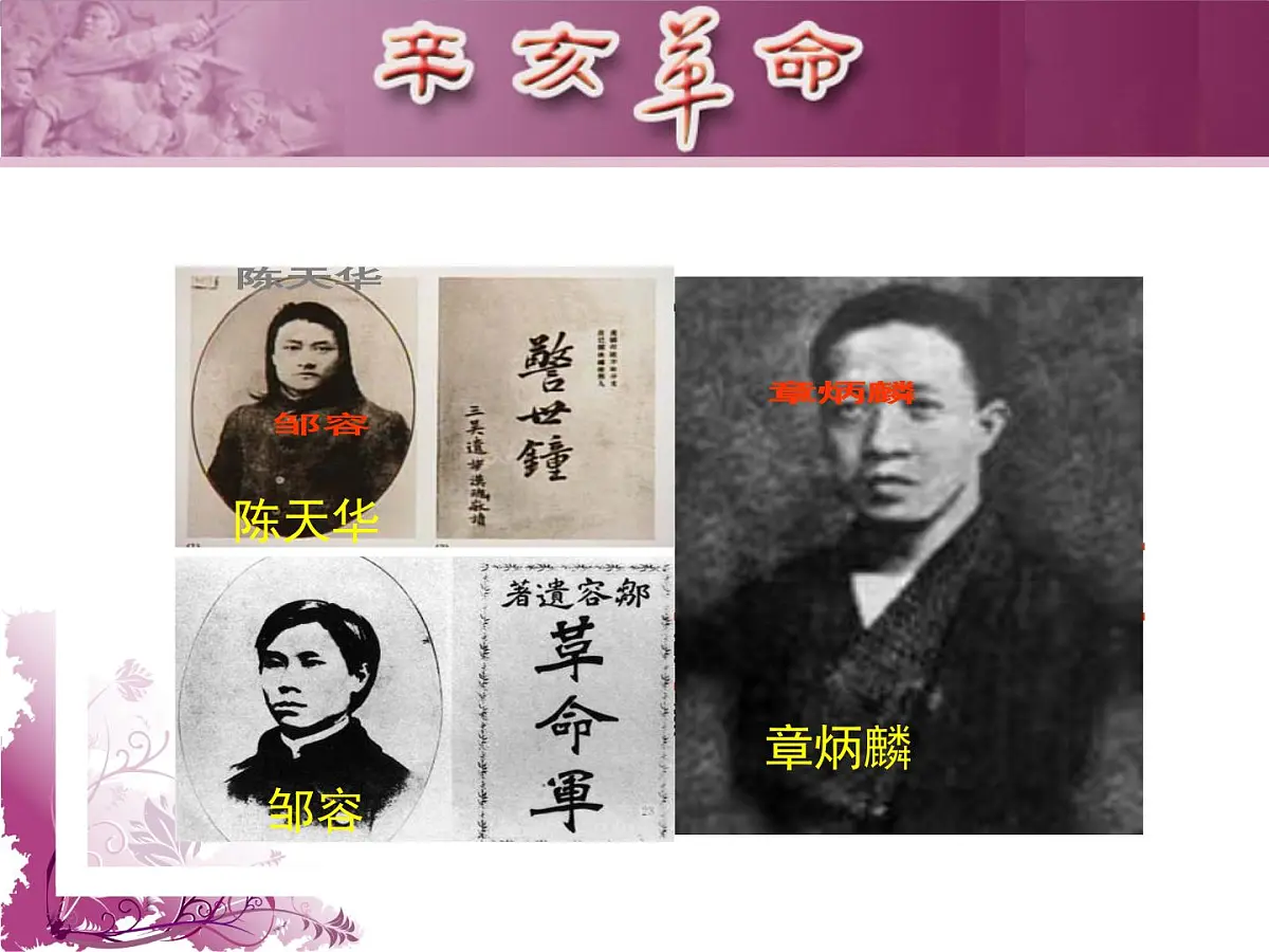 人民版高中历史必修1 3-2《辛亥革命》课件第6页