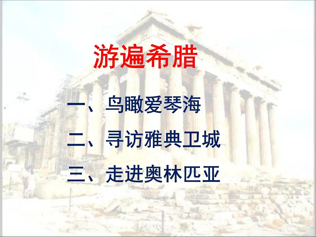 人民版高中历史必修1 6-1《民主政治的摇篮——古代希腊》情境创设课件第3页