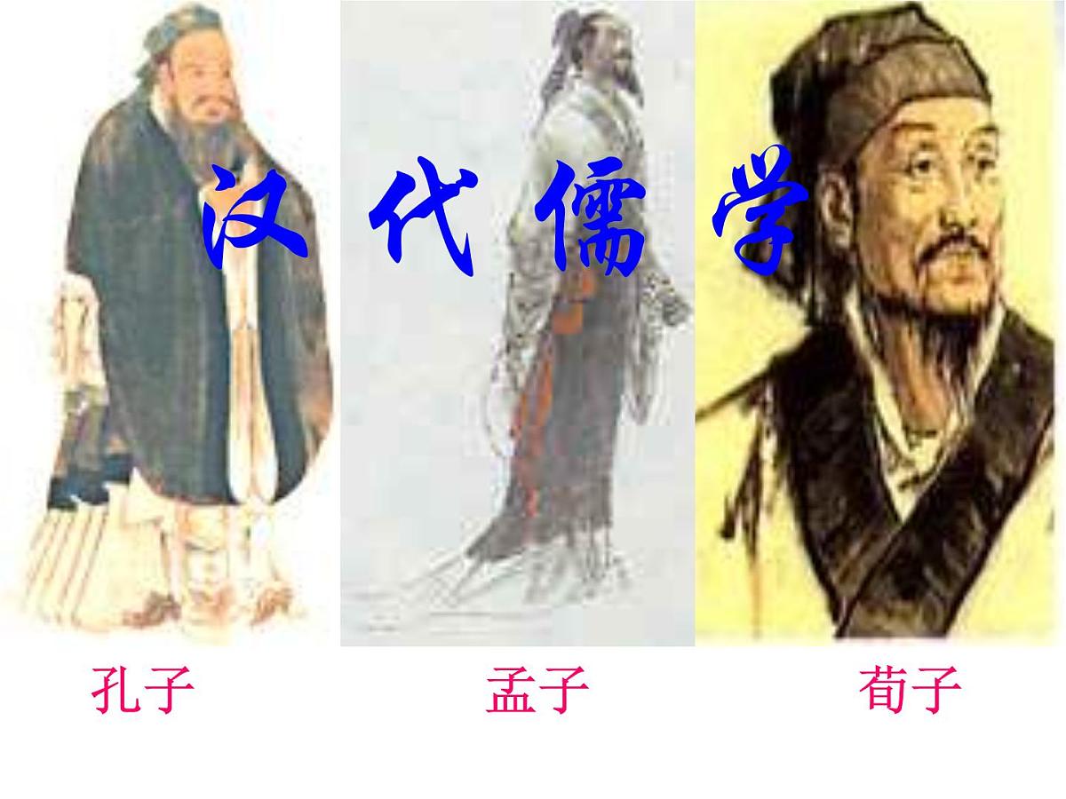 人民版高中历史必修3 1-2《汉代儒学》合作探究型课件第1页