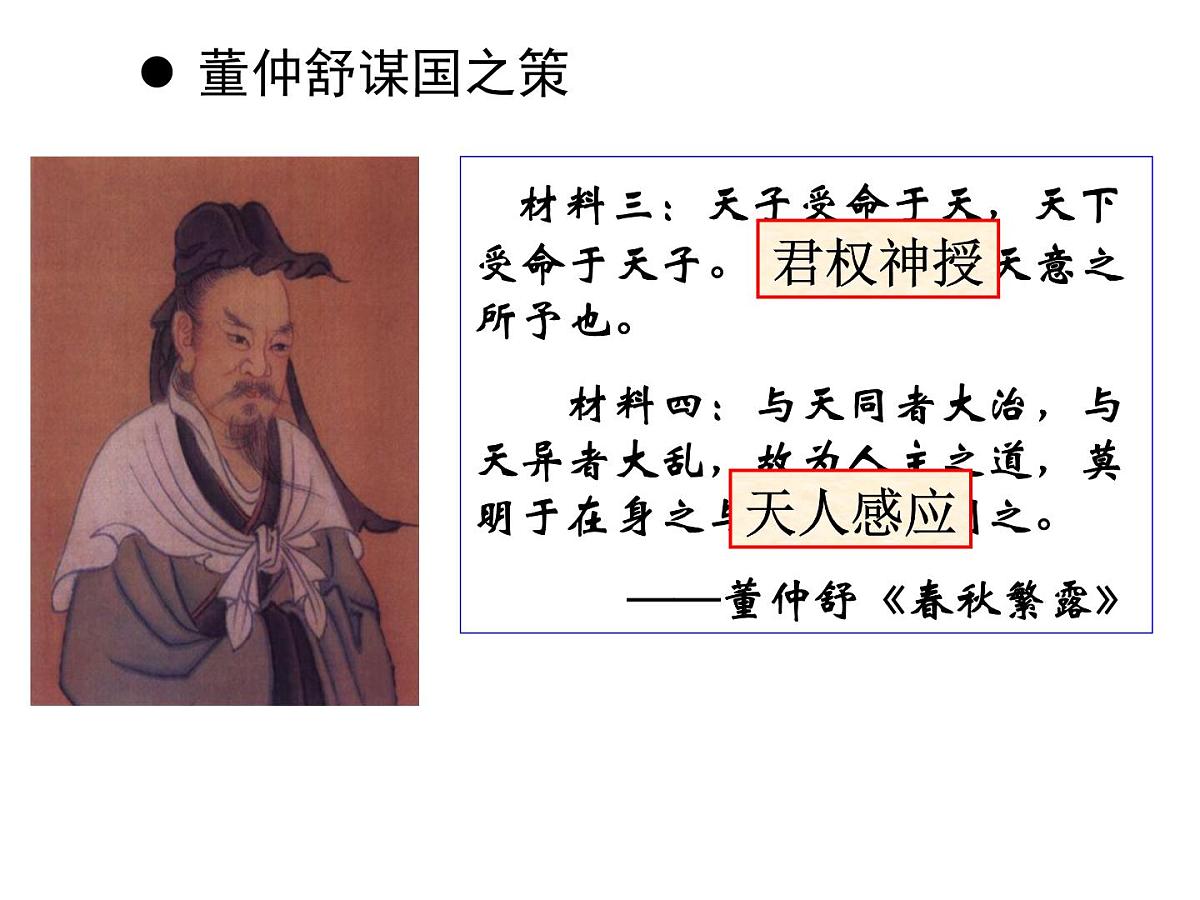 人民版高中历史必修3 1-2《汉代儒学》合作探究型课件第7页