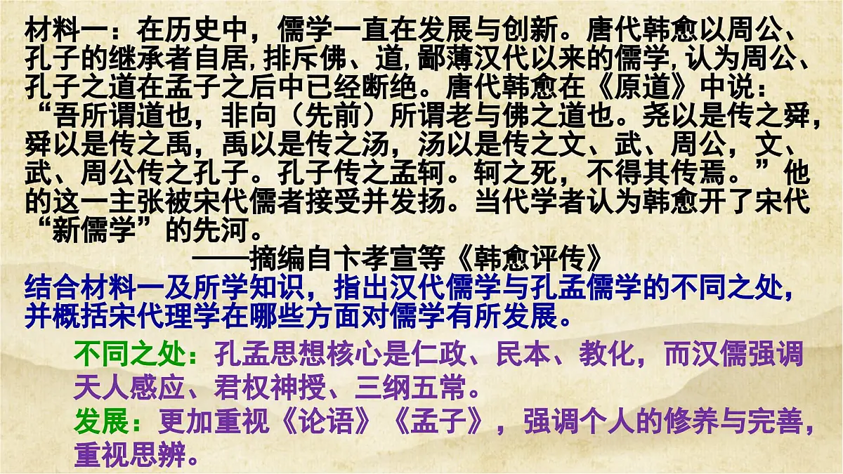 课件—人民版高中历史必修3 1-3《宋明理学》第4页