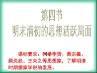人民版高中历史必修3 1-4《明末清初的思想活跃局面》合作探究型课件