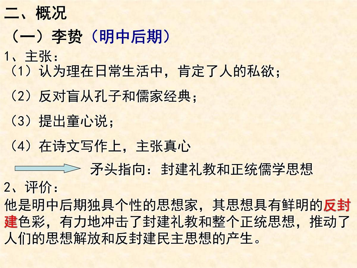 课件—人民版高中历史必修3 1-4《明末清初的思想活跃局面》第6页