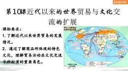 第10課 近代以來的世界貿(mào)易與文化交流的擴展（課件）-人教統(tǒng)編版高二歷史下冊同步課件（選擇性必修3）