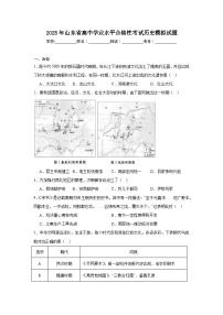 2025年山东省高中学业水平合格性考试历史模拟试题（无答案）