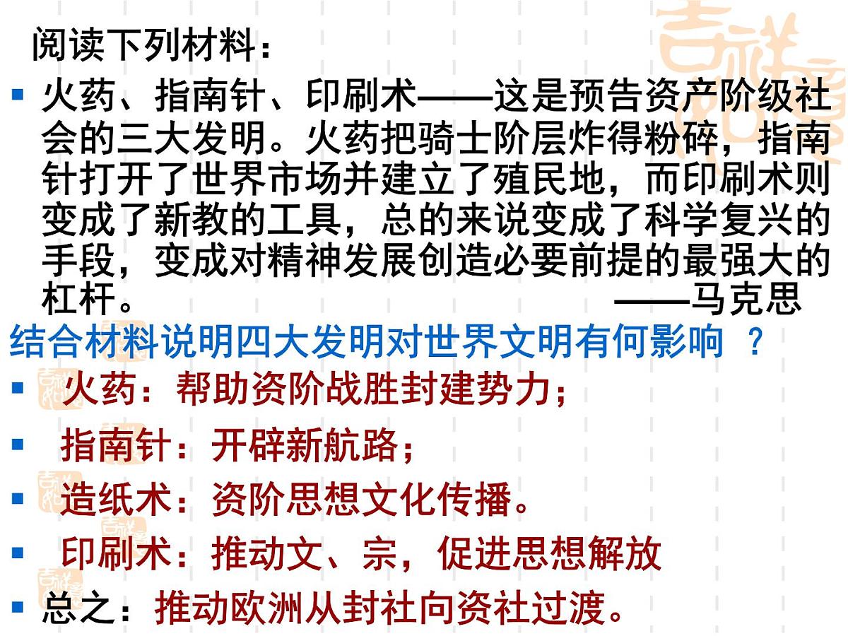 人民版高中历史必修3 2-1《中国古代的科学技术成就》课件第5页
