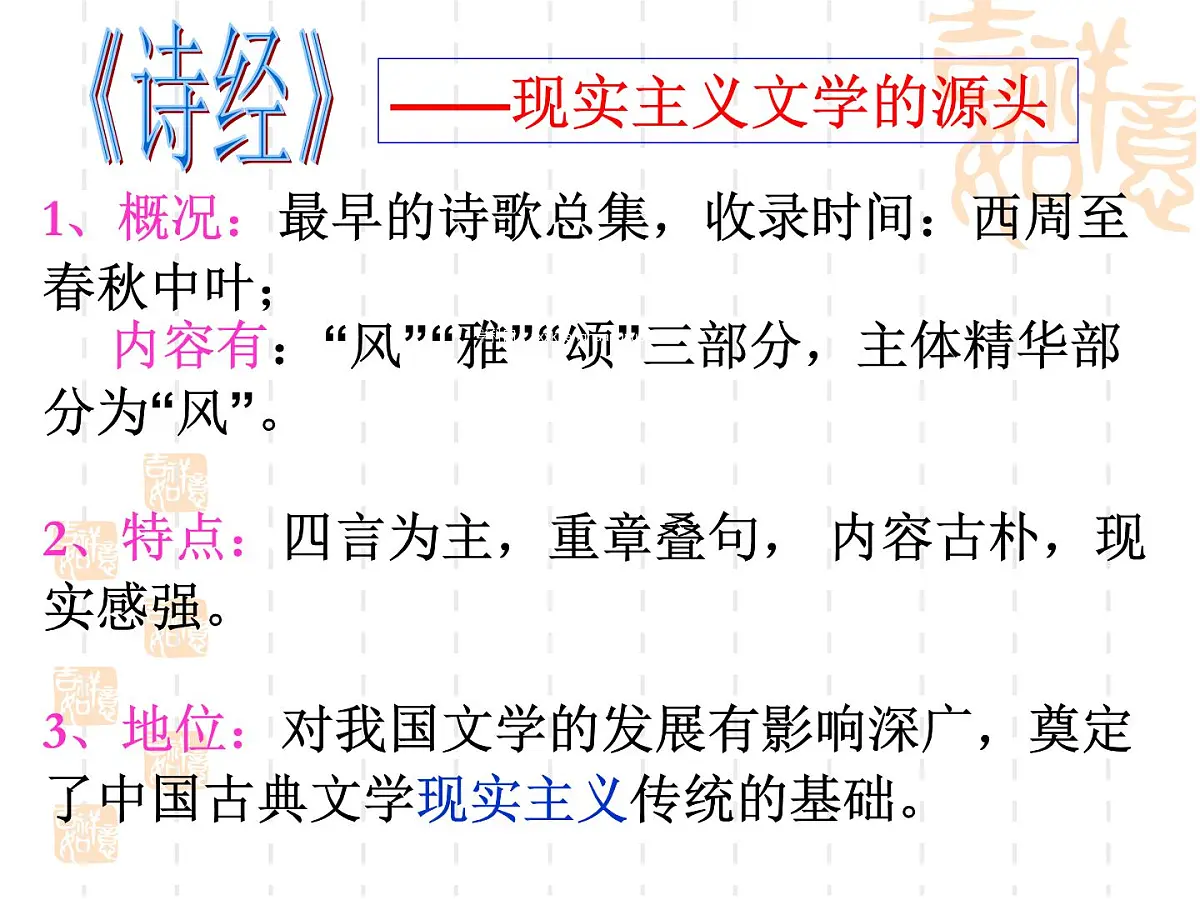 人民版高中历史必修3 2-3《中国古典文学的时代特色》知识梳理型课件第6页