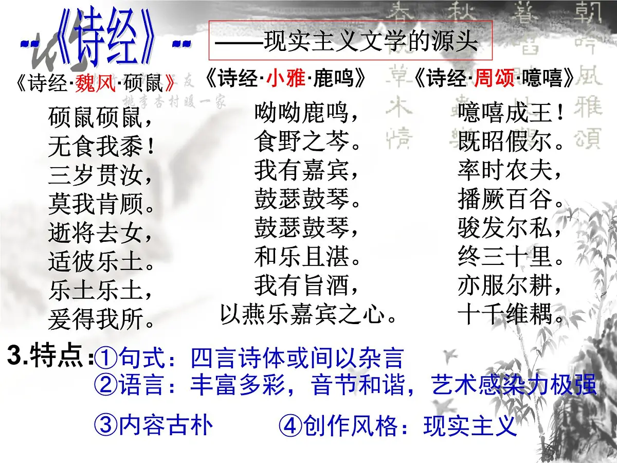 人民版高中历史必修3 2-3《中国古典文学的时代特色》课件第6页