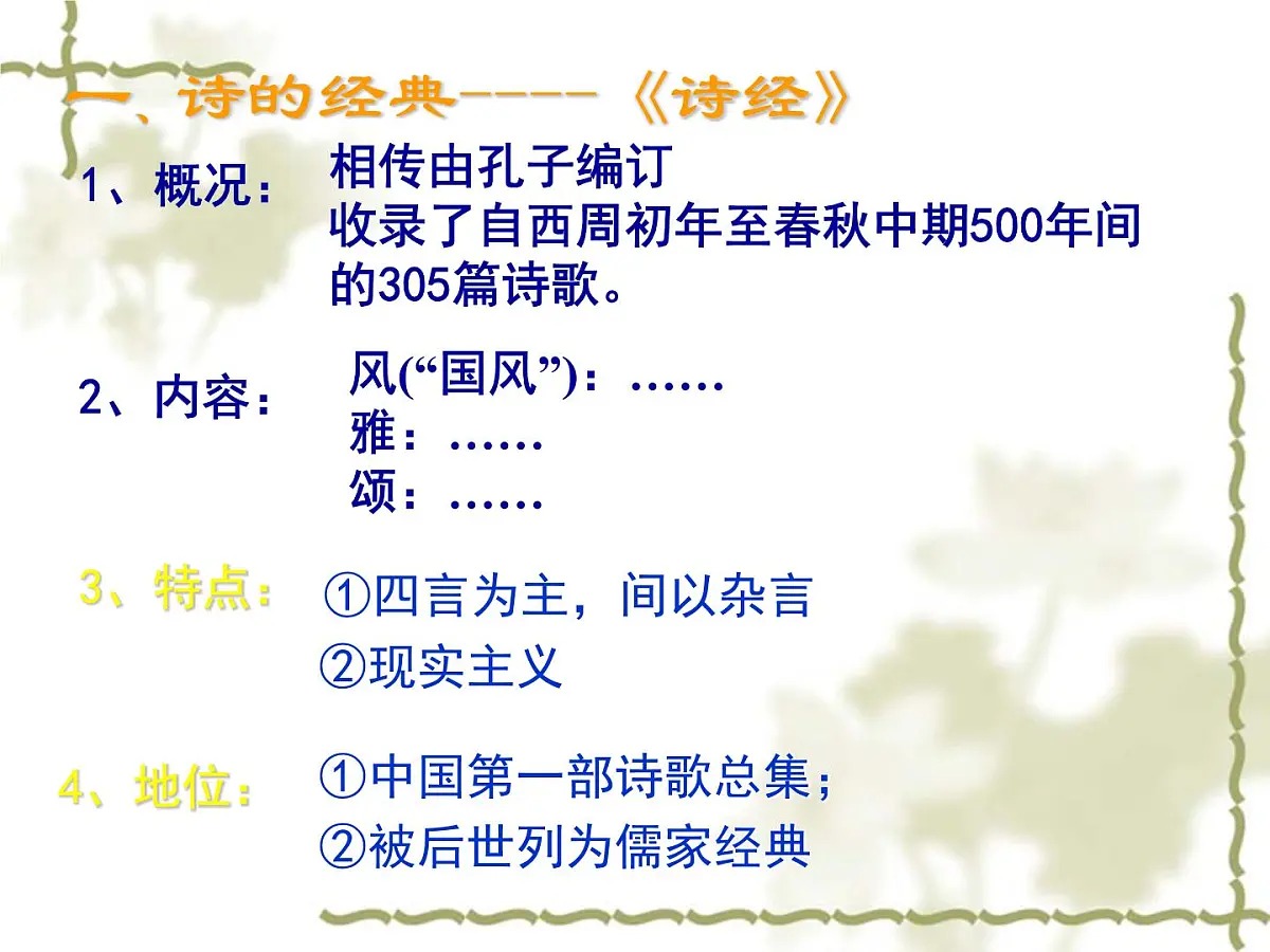 人民版高中历史必修3 2-3《中国古典文学的时代特色》课件第4页
