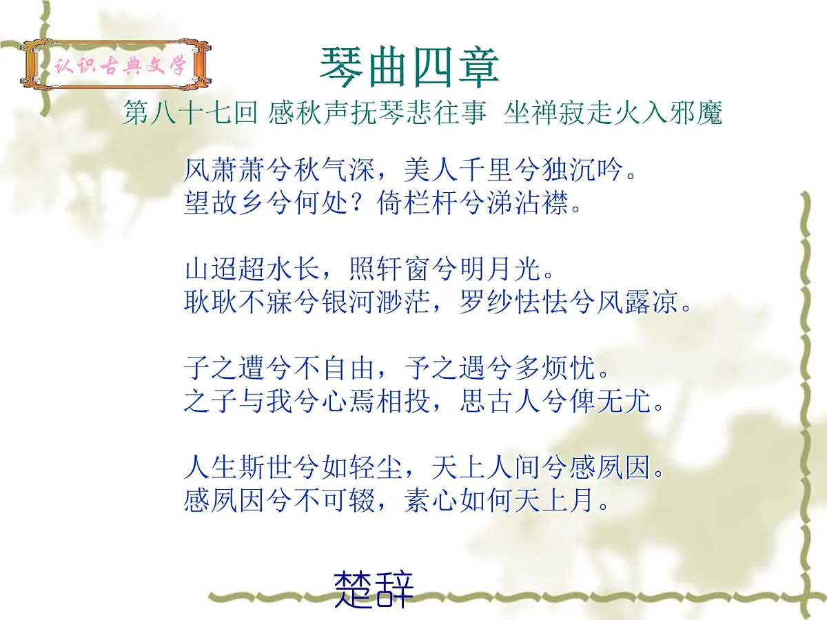 人民版高中历史必修3 2-3《中国古典文学的时代特色》课件第5页