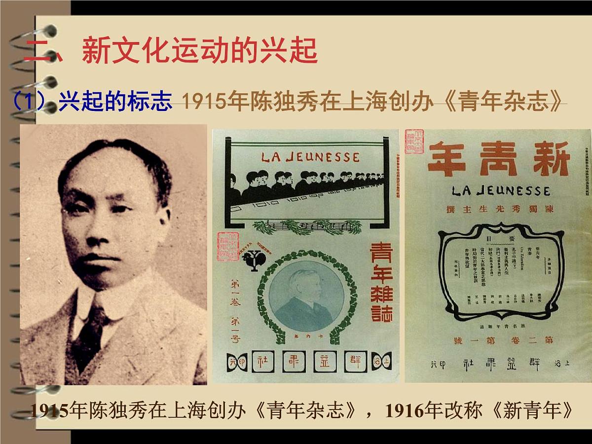 人民版高中历史必修3 3-2《新文化运动》课件第8页