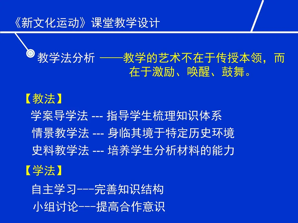 人民版高中历史必修3 3-2《新文化运动》说课课件第5页