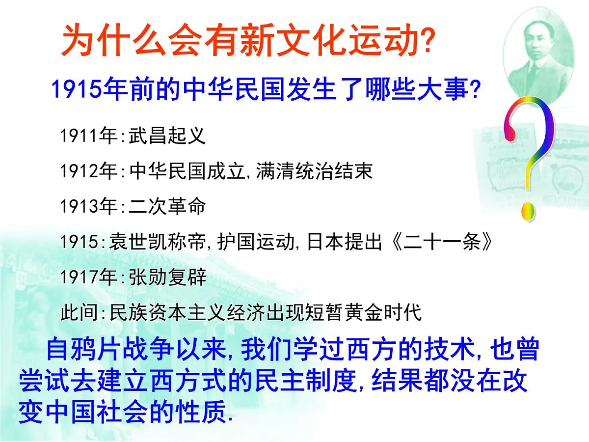 人民版高中历史必修3 3-2《新文化运动》课件第3页