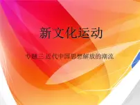 高中人民版新文化运动示范课ppt课件