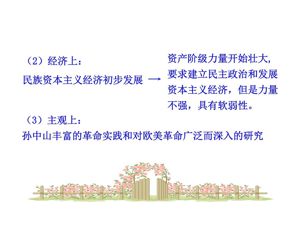 人民版高中历史必修3 4-1《孙中山的三民主义》课件第7页