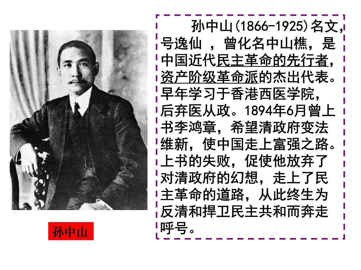 人民版高中历史必修3 4-1《孙中山的三民主义》课件第3页