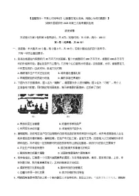 2025届四川省绵阳外国语学校高三下学期第三次模拟考试历史试题（含解析）