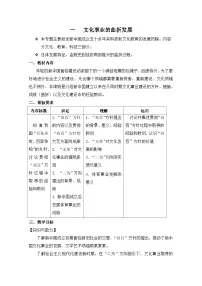 人民版必修3文化事业的曲折发展教学设计