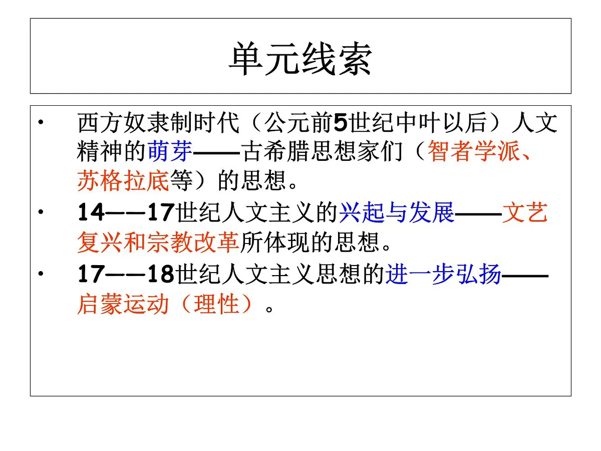 人民版高中历史必修3 6-1《蒙昧中的觉醒》课件第1页