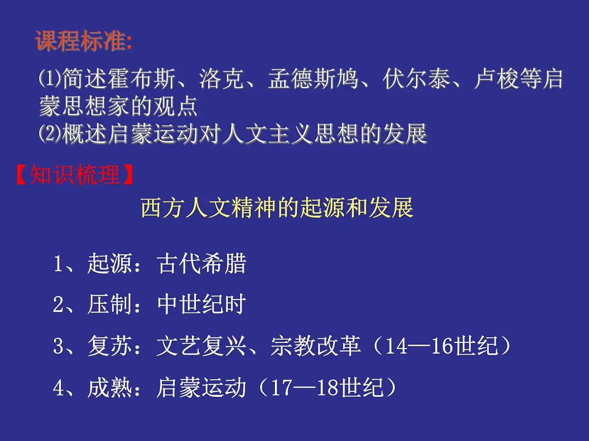 人民版高中历史必修3 6-3《专制下的启蒙》课件第2页