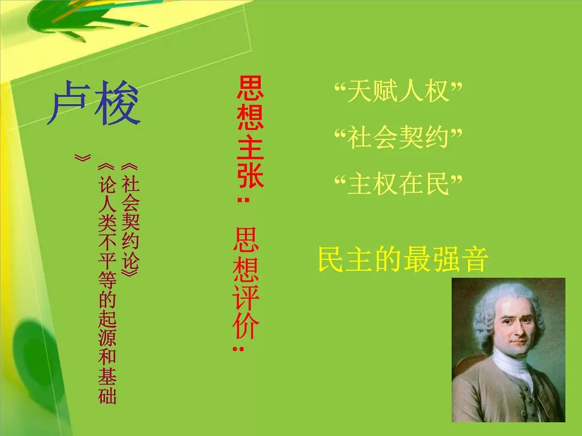 人民版高中历史必修3 6-4《理性之光与浪漫之声》课件第6页
