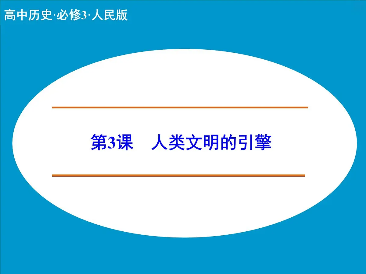 人民版高中历史必修3 7-3《《人类文明的引擎》课件第1页