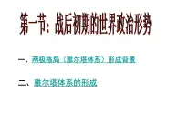 人民版高中歷史選修3 4-1《戰(zhàn)后初期的世界政治形勢》課件