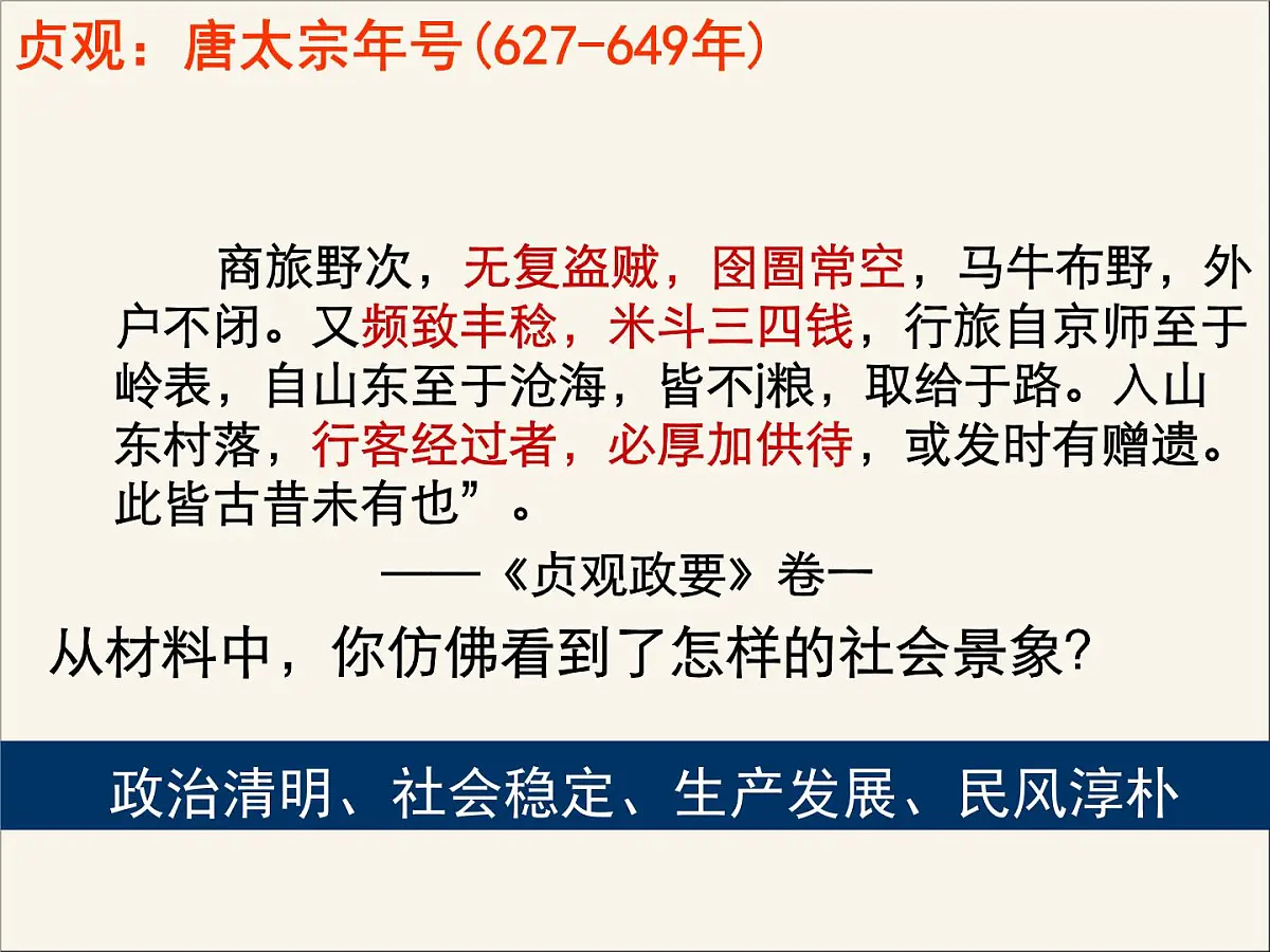 人民版高中历史选修4 1-2《盛唐伟业的奠基人——唐太宗》课件第5页