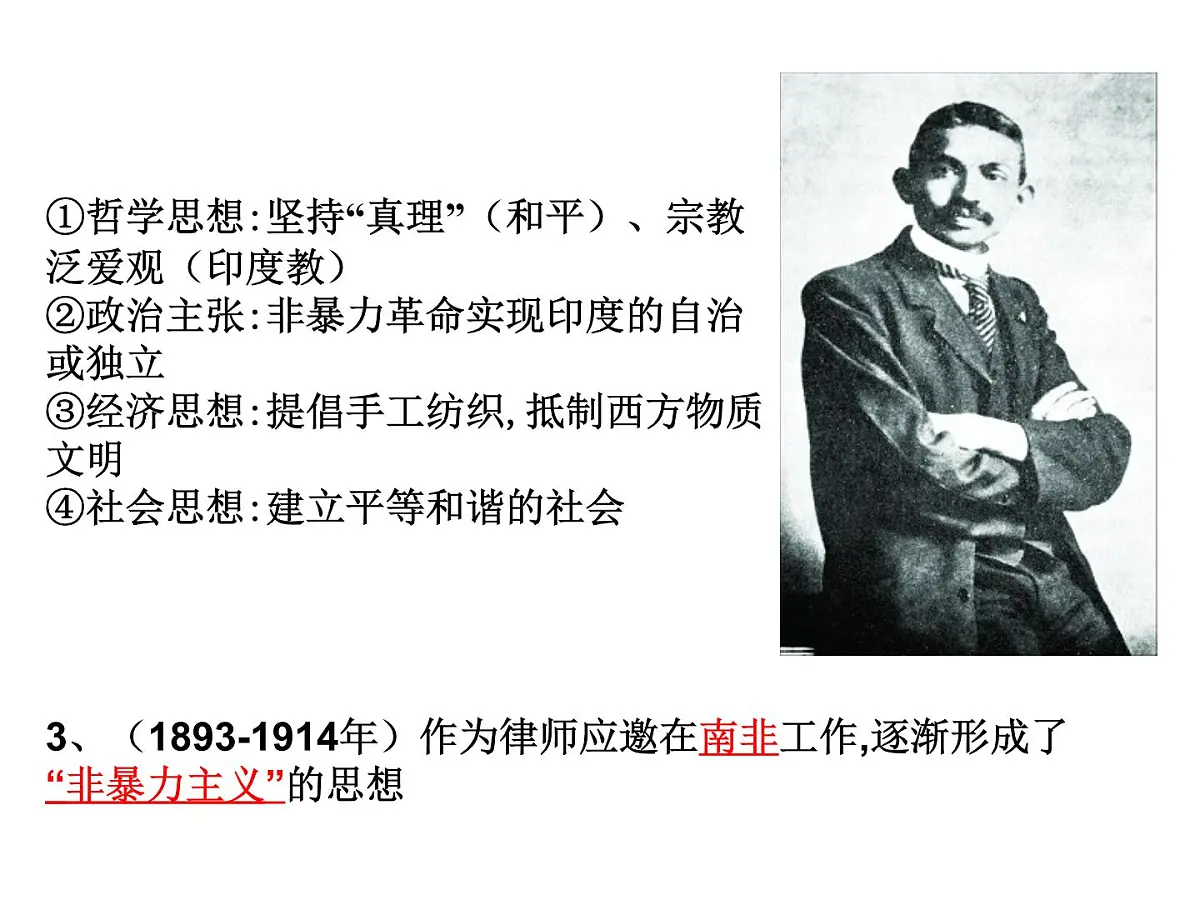 人民版高中历史选修4 4-3《圣雄甘地》课件第7页