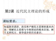 人民版高中历史选修2 1-2《近代民主理论的形成》课件